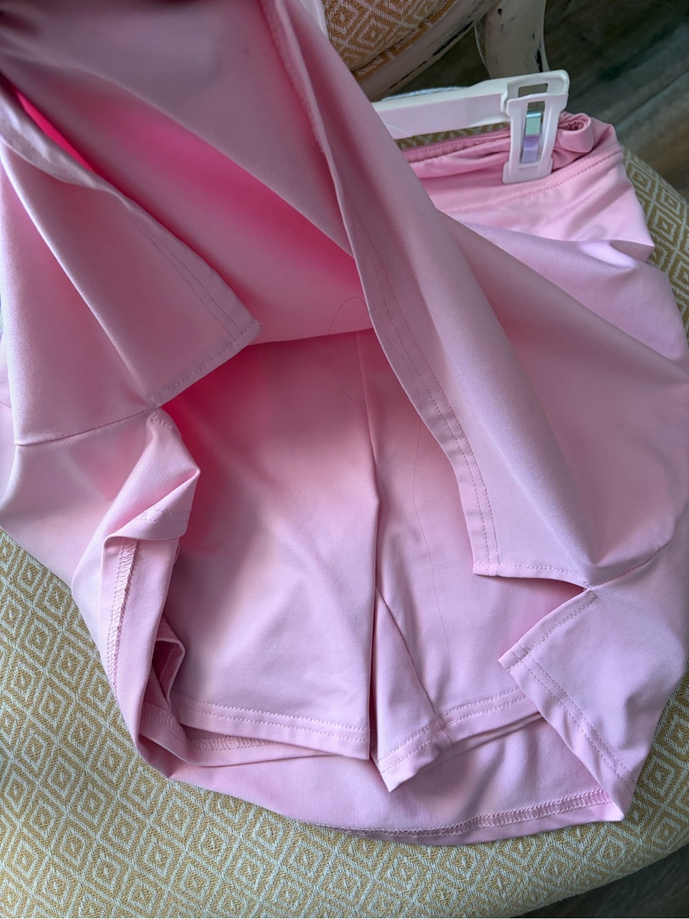 Women’s Pink Stretch Mini Skirt - Picture 4 of 5
